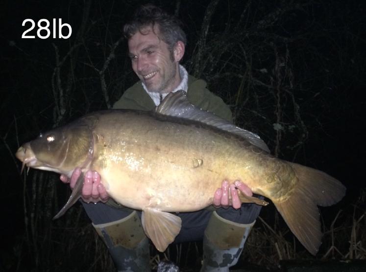 Sam 28lb Mirror Carp Dec 2018